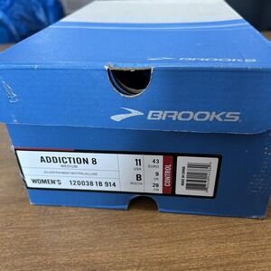 Brooks Addiction 8 Running Shoes Womens Size 11 B Gray Silver 120038 1B 914